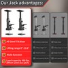 2 Pack Cabinet Jacks, 3rd Hand Support System with 360
