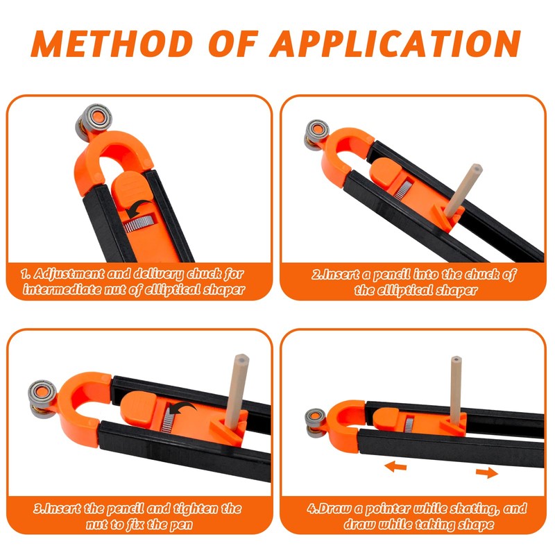 Contour Gauge with Lock, Contour Gauge with 10 Pencil Locking