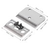 2Pcs 21 Teeth Horse Clippers Blades Carbide Abrasion Resistance Horse