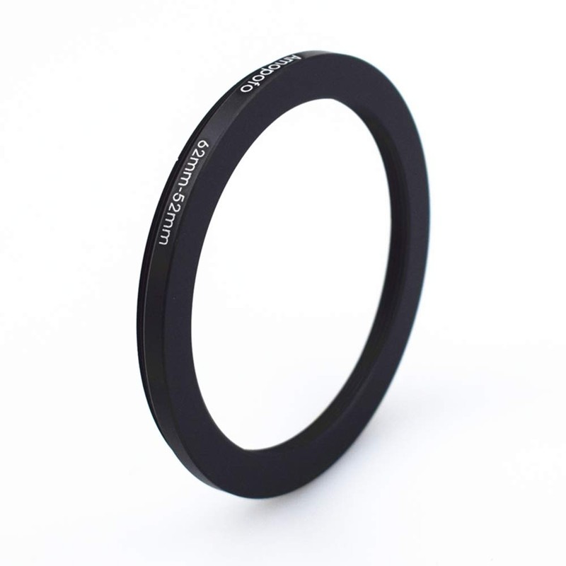 62 mm - 52 mm Step-Down Rings Filter Adapter Ring,