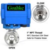 Motorized Ball Valve 1", Standard Port, Stainless Steel Ball Valve,