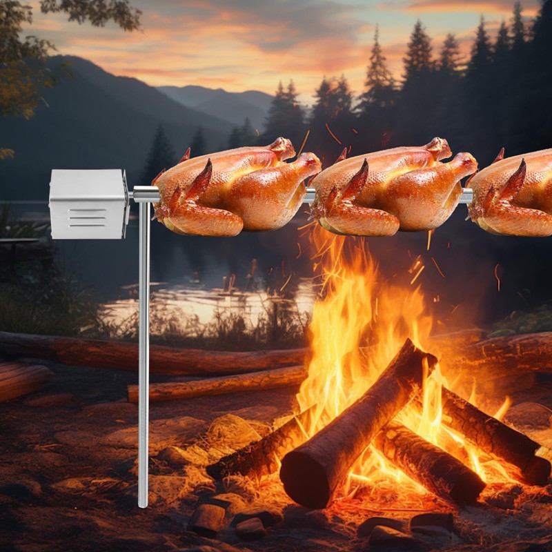 Roasting Electric Motor 40KG Roaster Barbecue Motor Stainless Steel Grill