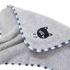 Oekaki Series 207834 Mini Towel, One Point Embroidery Handkerchief Towel,
