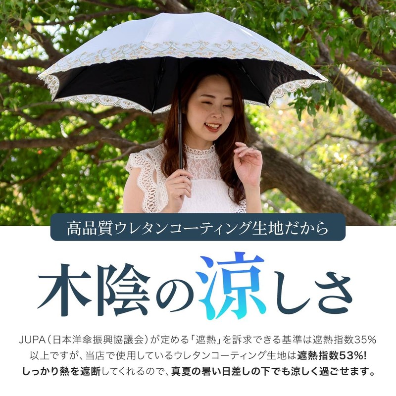 Shinoisley Modern Parasol, Full Shade, UV Protection, Folding Umbrella, For