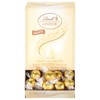 Lindt LINDOR White Chocolate Candy Truffles, White Chocolate Candy with