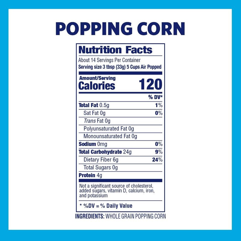 Kernel Season's Popping Corn Popcorn, Resealable Pouch, 1 Pound (Pack