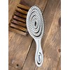 Soft Pin Flex Hair Brush by RustiK, Organic Detangling Wet