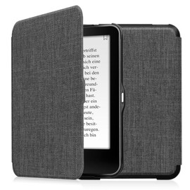 Fintie Case for Tolino Vision 4 HD/Vision 3 HD/Vision 2 / Vision 1 / Shine 2 HD eReader - Ultra Thin Protective Case with Sleep Mode and Magnetic Closure Fabric Dark Grey