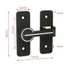 Sliding Door Lock, 90 Degree Movable Door, Right Angle Buckle,