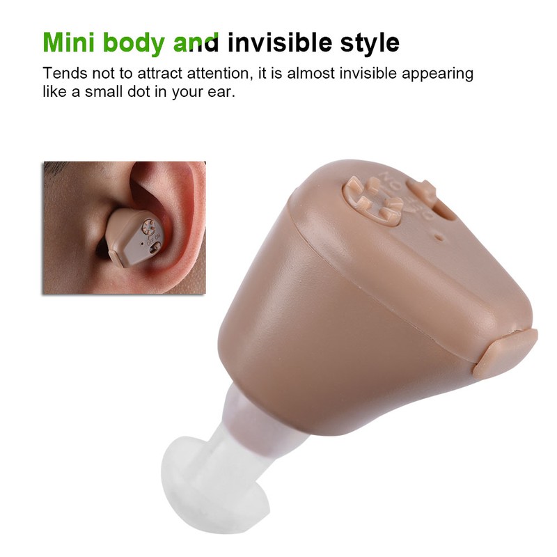 Mini Invisible Rechargeable Hearing Aid Sound Amplifier for Elderly/ Hearing