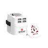 SKROSS Country Plug Pro Light USB World (4xA) White