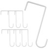 Uenhoy 8 Pack Vinyl Fence Hooks 3 x 8 Inches,