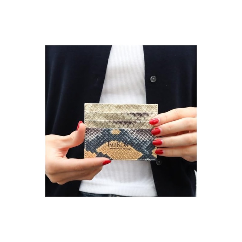 Tarjetero Cartera (Víbora Multicolor)