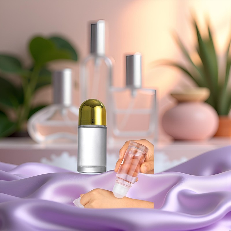 Sluswallow 50ml Glass Essential Oil Roller Bottles, Empty Roller Bottles