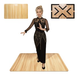 Tap Board for Tap Dancing Portable Tap Dance Board - Ideal for Dancers Home & Outdoor, Portable Stage Platform, Versatile Dance Floor Tiles - Pro-Quality Tap Dancing Practice Board