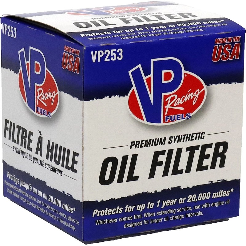 VP Racing VP253 20,000 Mile Premium Full Synthetic Oil Filter