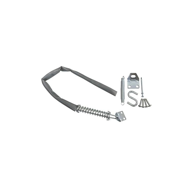 QCAA Spring and Storm Door Chain, 28", Zinc, with Vinyl