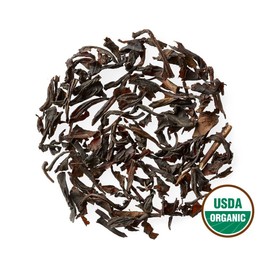 Golden Moon Organic Black Tea Keemun - Loose Leaf, Non-GMO - Travel Tin (25 Servings)