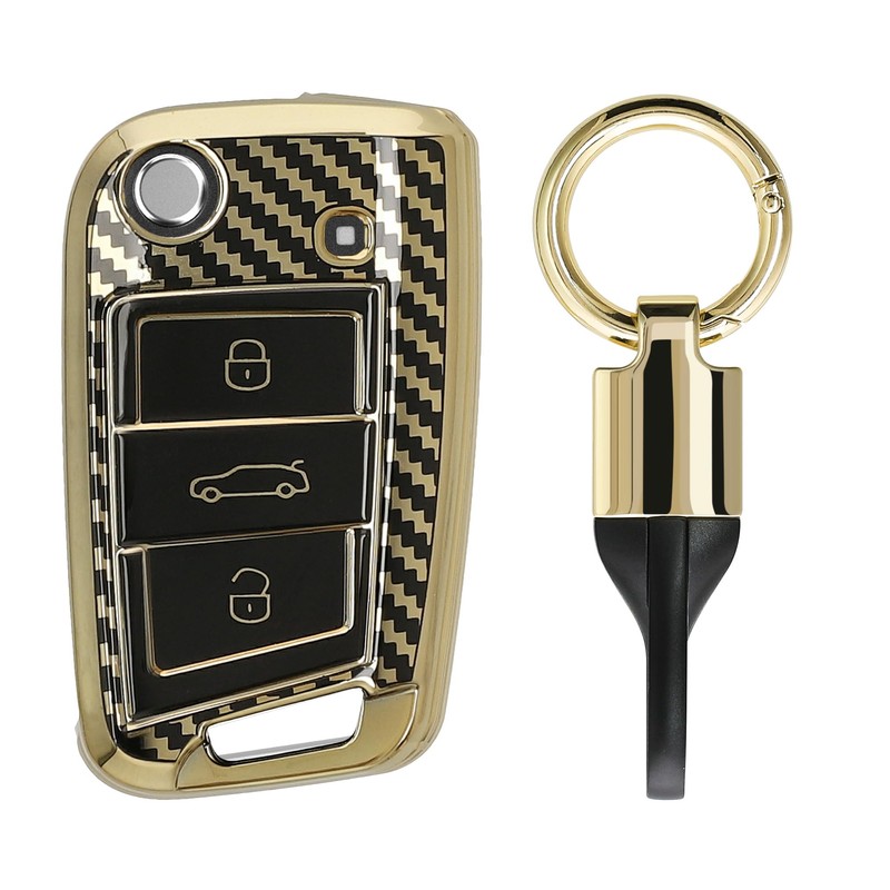 kwmobile Car Key Case Compatible with VW Golf 7 MK7