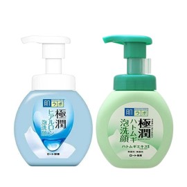 Hada Labo Hyaluronic  Bubble Foaming Cleanser 160ml/ 5.41fl oz (Set of 2)from US - 2 Green