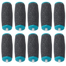 10 Replacement Rollers for Scholl Callus Remover - Extra Coarse Rollers, Refills for Effective Foot Care Compatible with Scholl Velvet Smooth