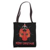 Cute ladybug Christmas Tree Lights Tote Bag