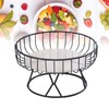Countertop Fruit Bowl Multi Purpose Large Capacity Metal Wire Basket