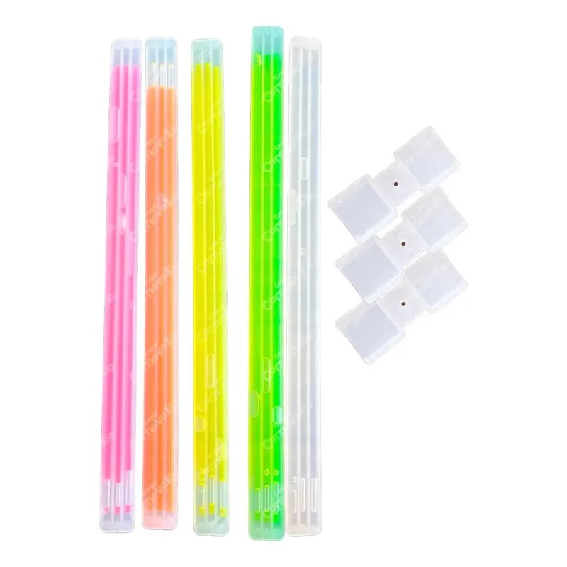 30 Pulseras Neon Gruesa Cyalume Luz Fosforescente Glow Stick