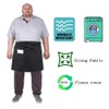 King Mills Unisex Waist/half Bistro Server Aprons with Pockets. Plus