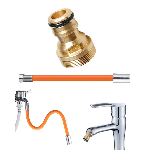 MYGLOAR Set of 3 Universal Tap Connectors for Mixer Taps,