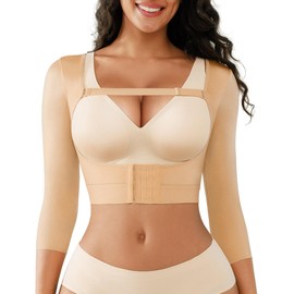 Lover-Beauty Arm Compression Sleeve for Women Arm Shapers Lipo Post Surgery Garments Posture Corrector Skin Medium