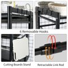 ifory 3-Tier Microwave Oven Rack, 15.7~23.6" Expandable Microwave Stand, Countertop