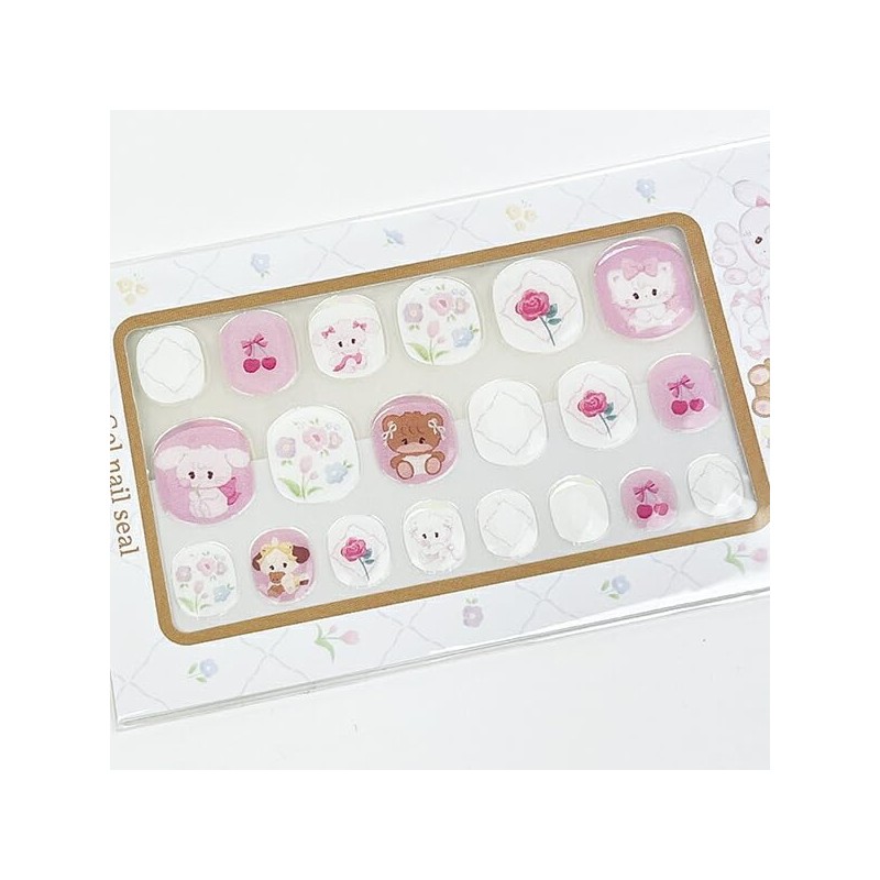 mikko illustrations Flower Nail Sticker