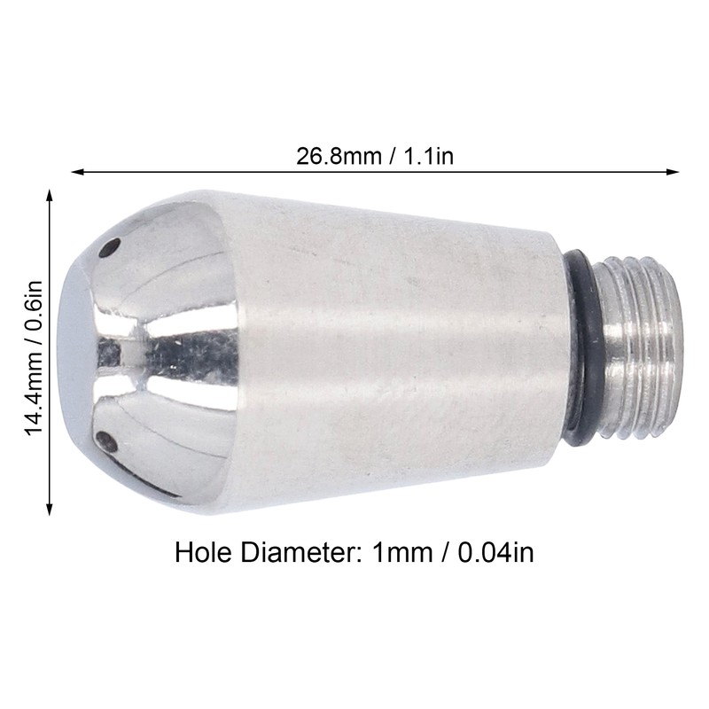 Coffee Machine Steam Nozzle 304 Stainless Steel Multiple Holes Tip