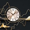 KONTONTY Create Your Own Aluminum DIY Clock Dials Round Roman