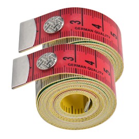 Pack of 2 Tape Measures, Tape Measure Body, Maaß Ban, Roll Measuring Tape for Family Measurements Chest/Waist Circumference, 150 cm 60 Inches