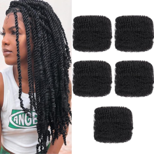 Mscat 16 Inch 5 Bundles Afro Kinky Curly Braiding For
