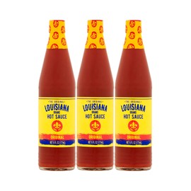 Louisiana Brand Hot Sauce, The Original Perfect Hot Sauce (6 Ounce (Pack of 3))