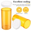 ElevateTech Empty Plastic Pill Bottles with Caps, Small Medicines Bottle