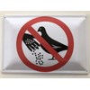 Metal Sign 20 x 30 cm with German Text "Taupe