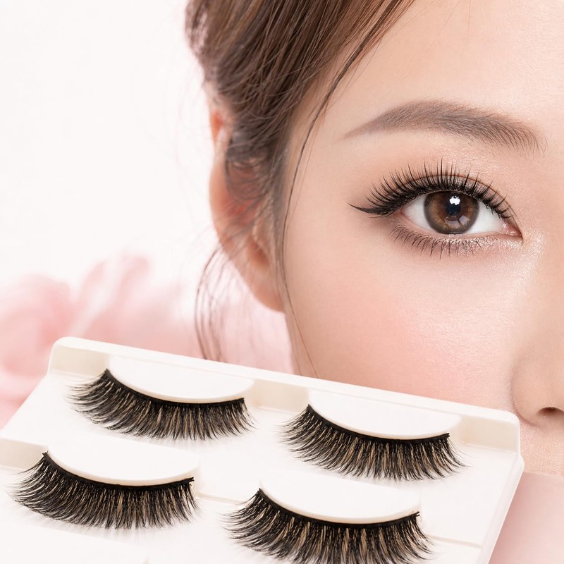 False Eyelashes Mink 5D 5 Layers False Eyelashes Set of