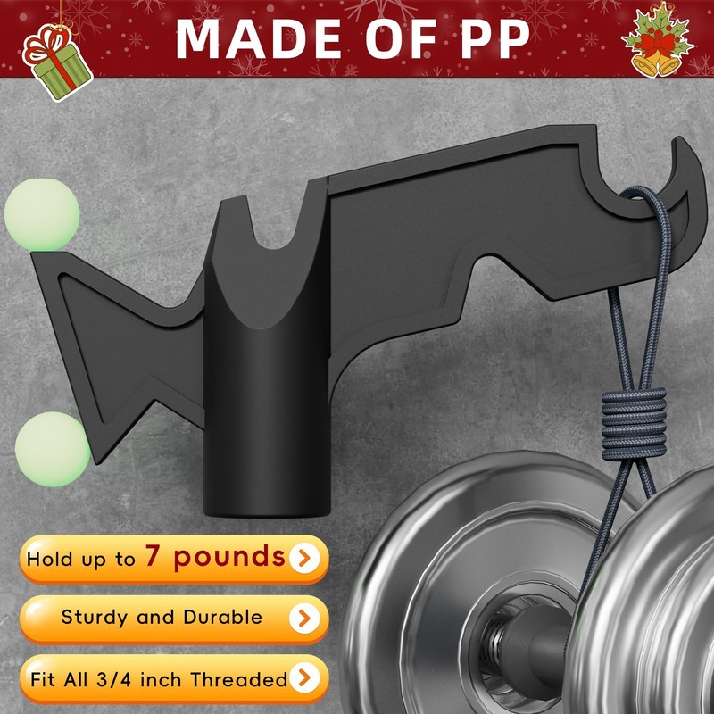 Opow Christmas Light Hanger Tool Attachment, Utility Hook Screw On