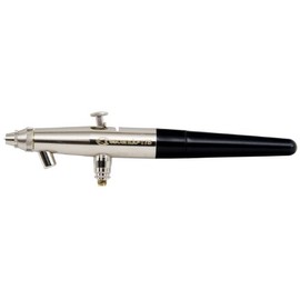 Badger Air-Brush Co. 175 Crescendo 175-9 Airbrush, Black/Silver