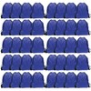 GoodtoU Drawstring Backpack Bulk Drawstring Bags 48 Pcs Blue Draw