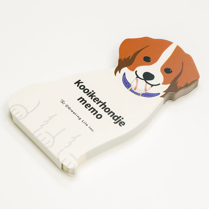 Greeting Life Animal Die Cut Memo Koi Kerhondier ETN-186