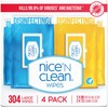 Nice 'N Clean Disinfecting Surface Wipes 304ct | Cleans &