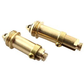 LQ Industrial Pop Up Bolt 2PCS Bathroom Basin Click Clack Brass Push Spring Plug M16x1.5 M8 Basin Sink Clicker