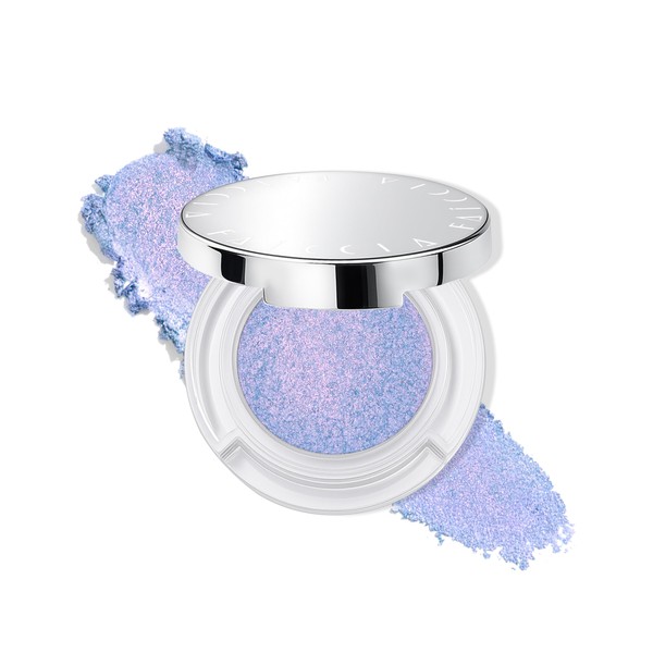 Jutqut Single Color Highlighter Eyeshadow, Long-lasting Pigmented Sparkle Eye Shadow