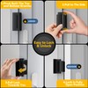 Rerishom Door Lock Withstand 800 lbs for Inward Swinging Door,
