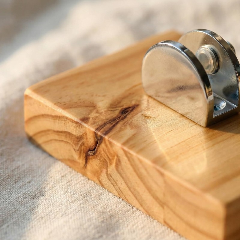 Small Picture Stand 4Psc Mini Wood Adjustable Glass Display Stands